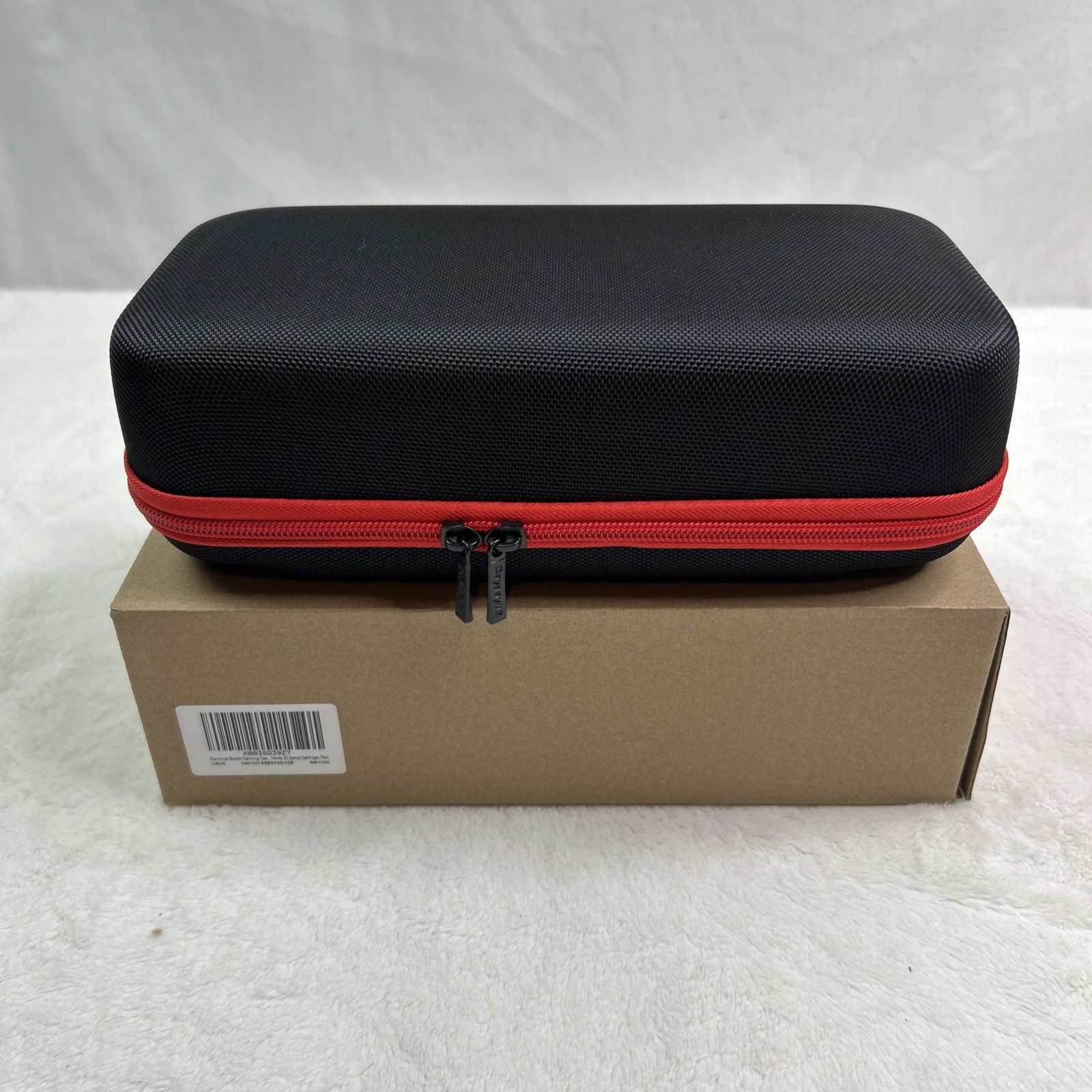 Femolical Black Red Carrying Case For Nintendo Switch Holds 20 Games Cartridge