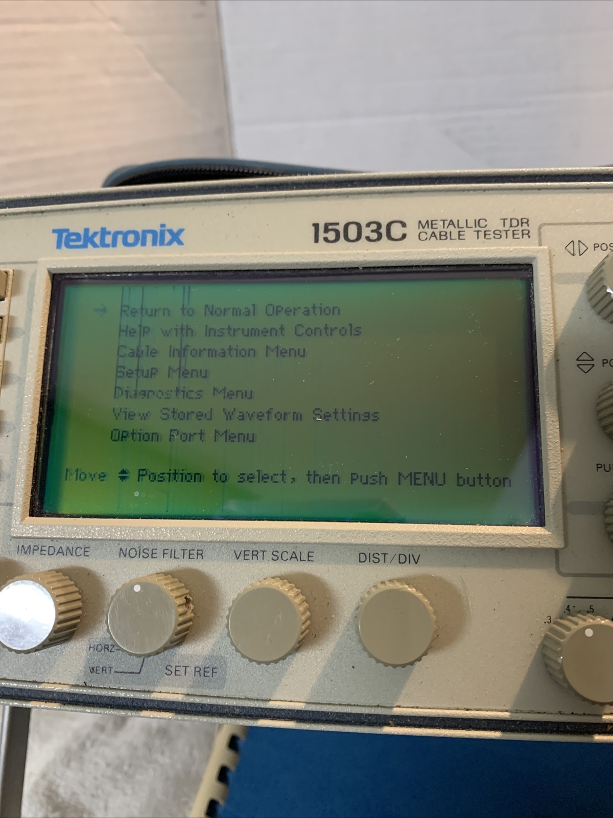 Tektronix 1503C TDR Metallic Cable Tester