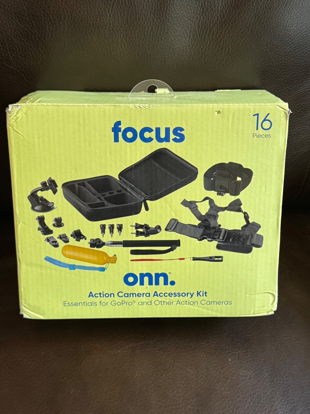 Focus Onn~Action Camera Accessory Kit~16 Piece~For GoPro & Others~Open Box