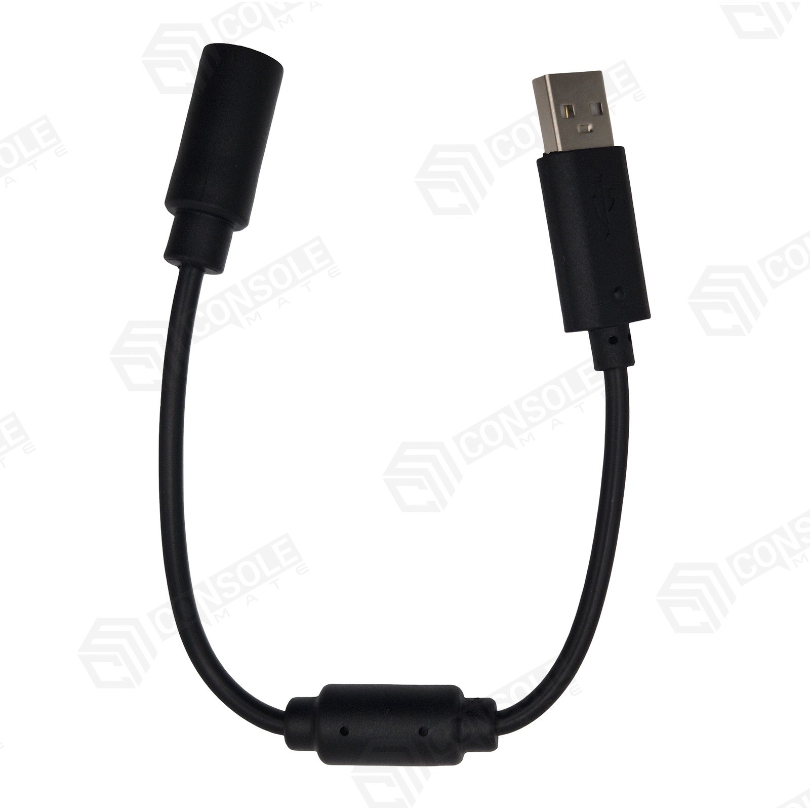 Xbox 360 Controller USB Breakaway Cable | Wired to PC Adapter Dongle 25cm Black