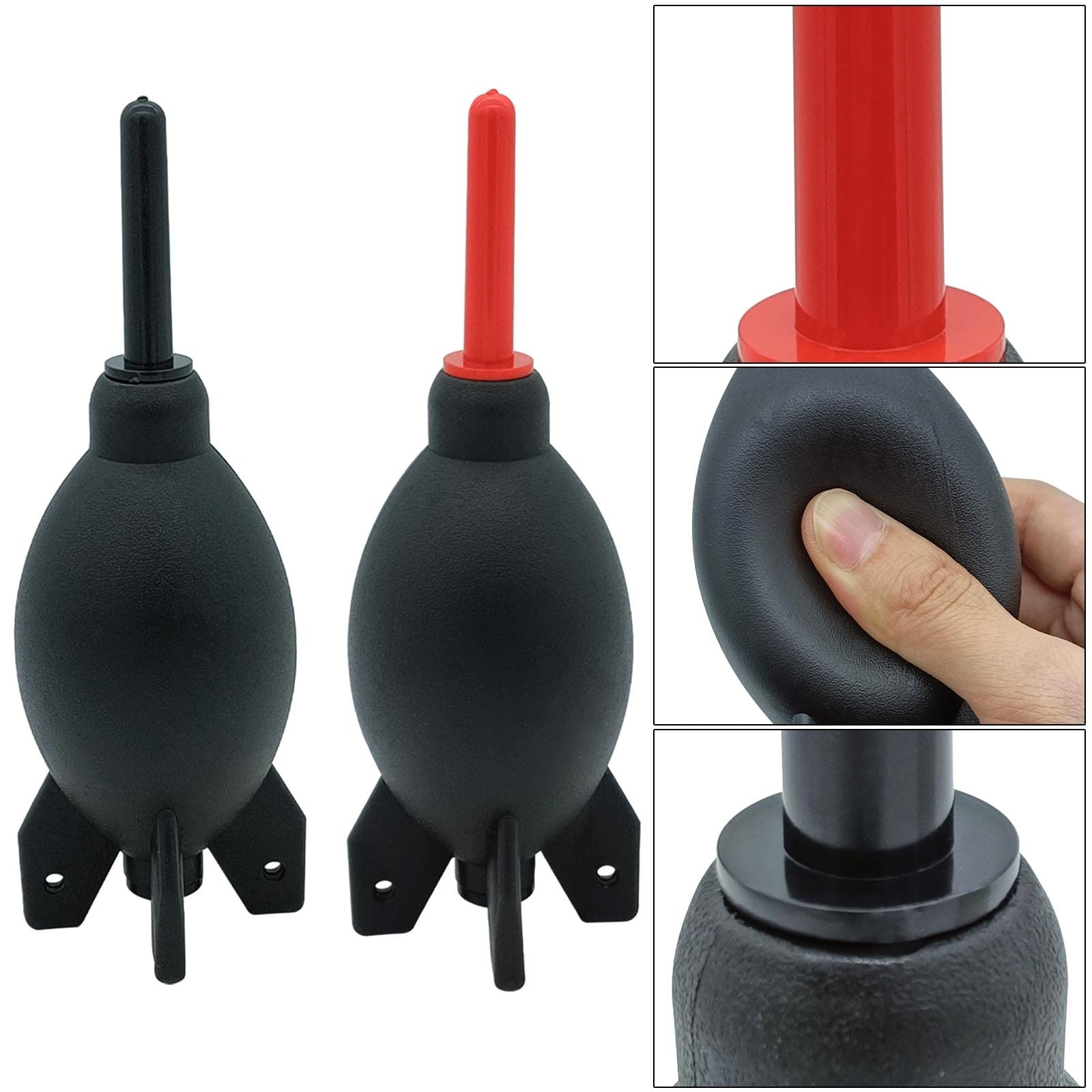 Lens Cleaning Kit Contains 2 Pcs Rubber Rocket Air Blower Duster, Lens Cleani...