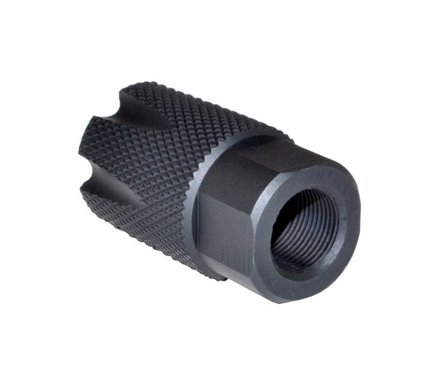 Low Concussion 5/8''x24 TPI Thread Competition Muzzle Brake For 9mm