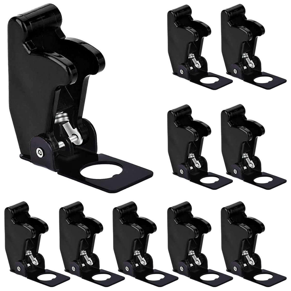 MKBKLLJY 12mm Toggle Switch Cap Black Dustproof