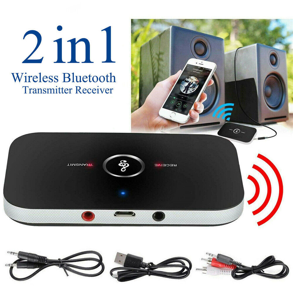 Rechargeable Bluetooth Transmitter & Receiver audio Adapter For stereos/speakers