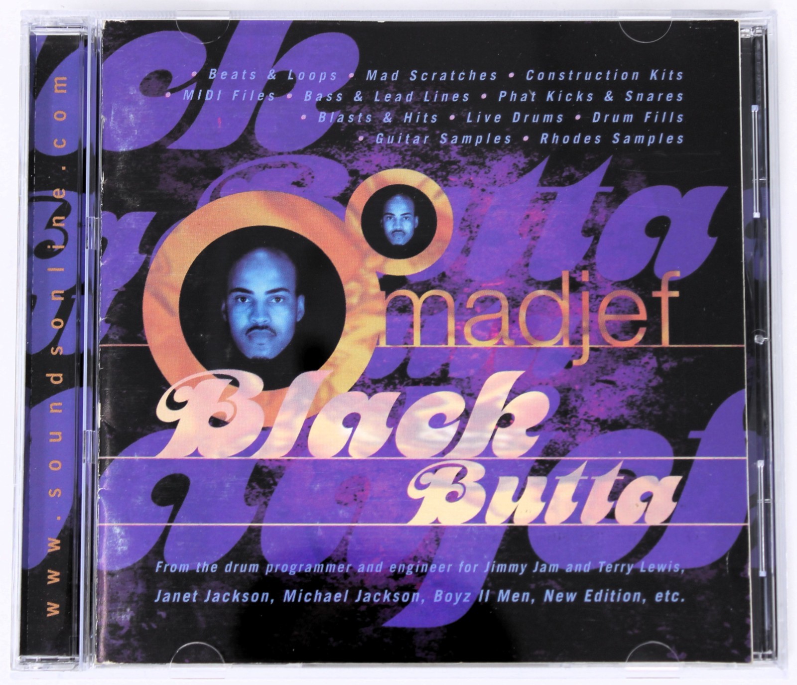 East West Madjef Black Butta Sample Library/Sound Library/Sampling CD 1997