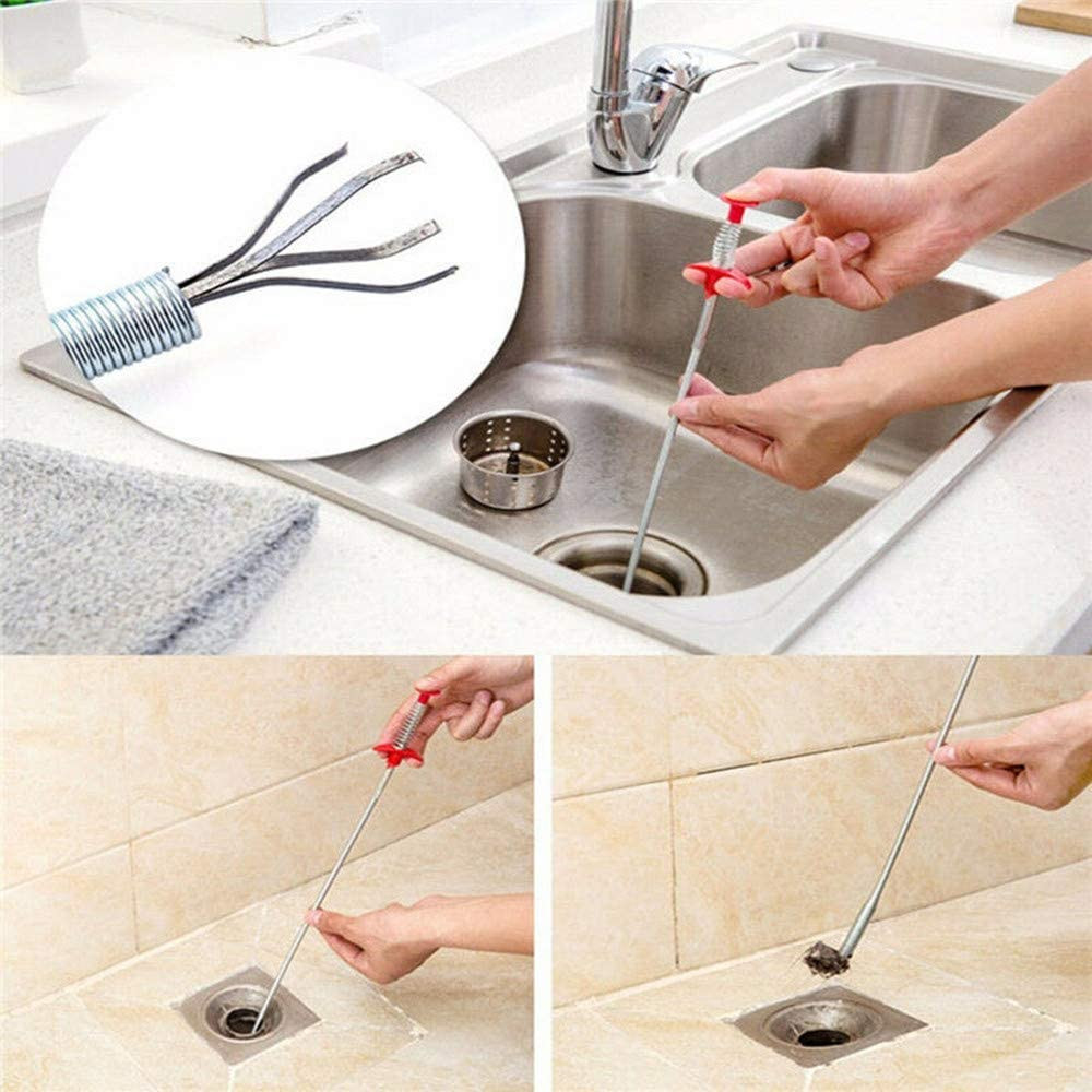 Flexible Claw Grabber Pickup Tool Long Reach Curve Spring Grip Tool