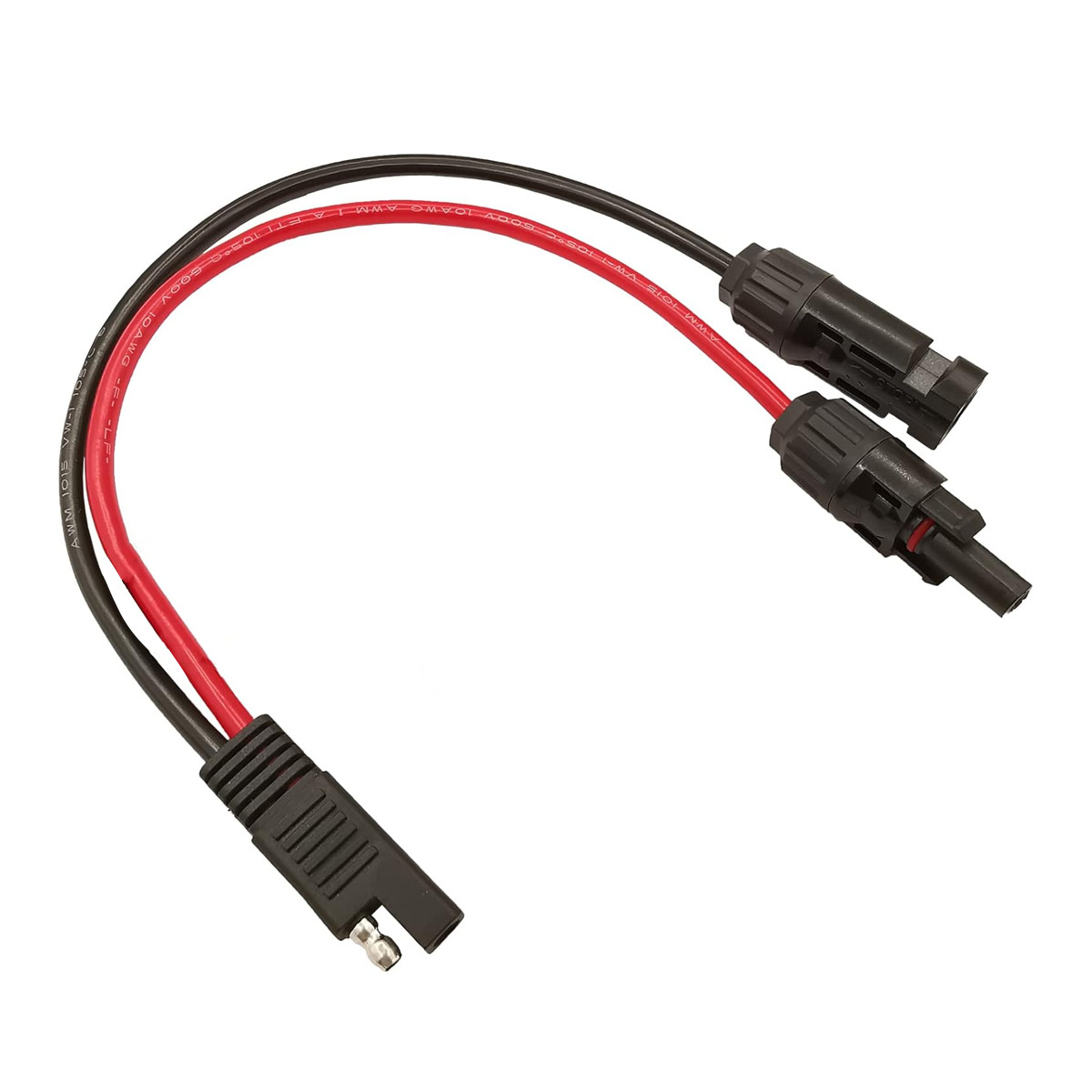 6FT 16AWG SAE to Solar Panel Adapter Cable for RV Battery Charger Extension