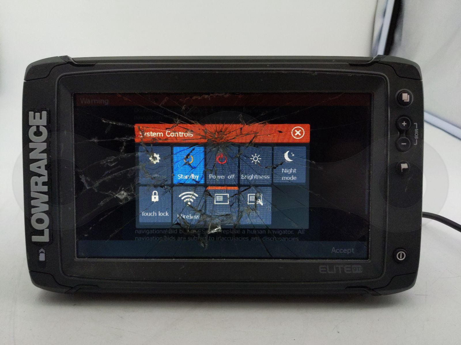 LOWRANCE ELITE 9 TI CHARTPLOTTER BOAT FISH FINDER SONAR RADAR HEAD UNIT DISPLAY