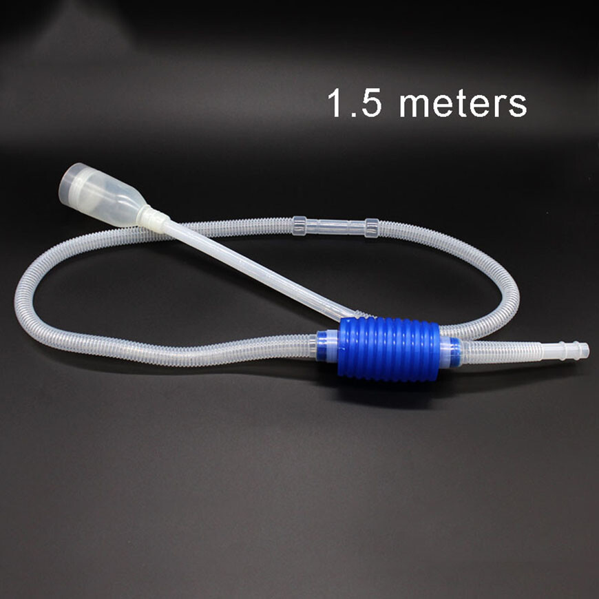 1.5m Fish Tank Aquarium Gravel Cleaner Vacuum Water Changer Pump Siphon Hoses