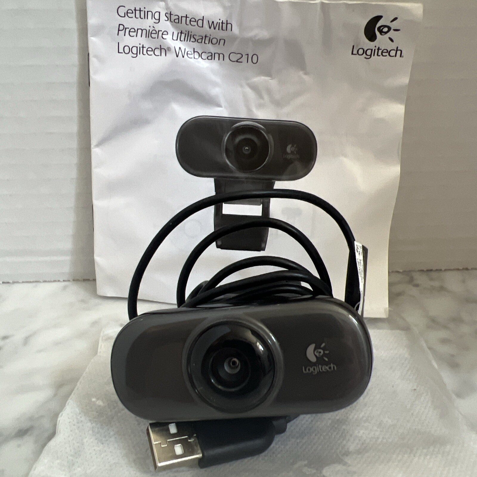 Logitech C210(V-U0019) Webcam W Manual New Without Box