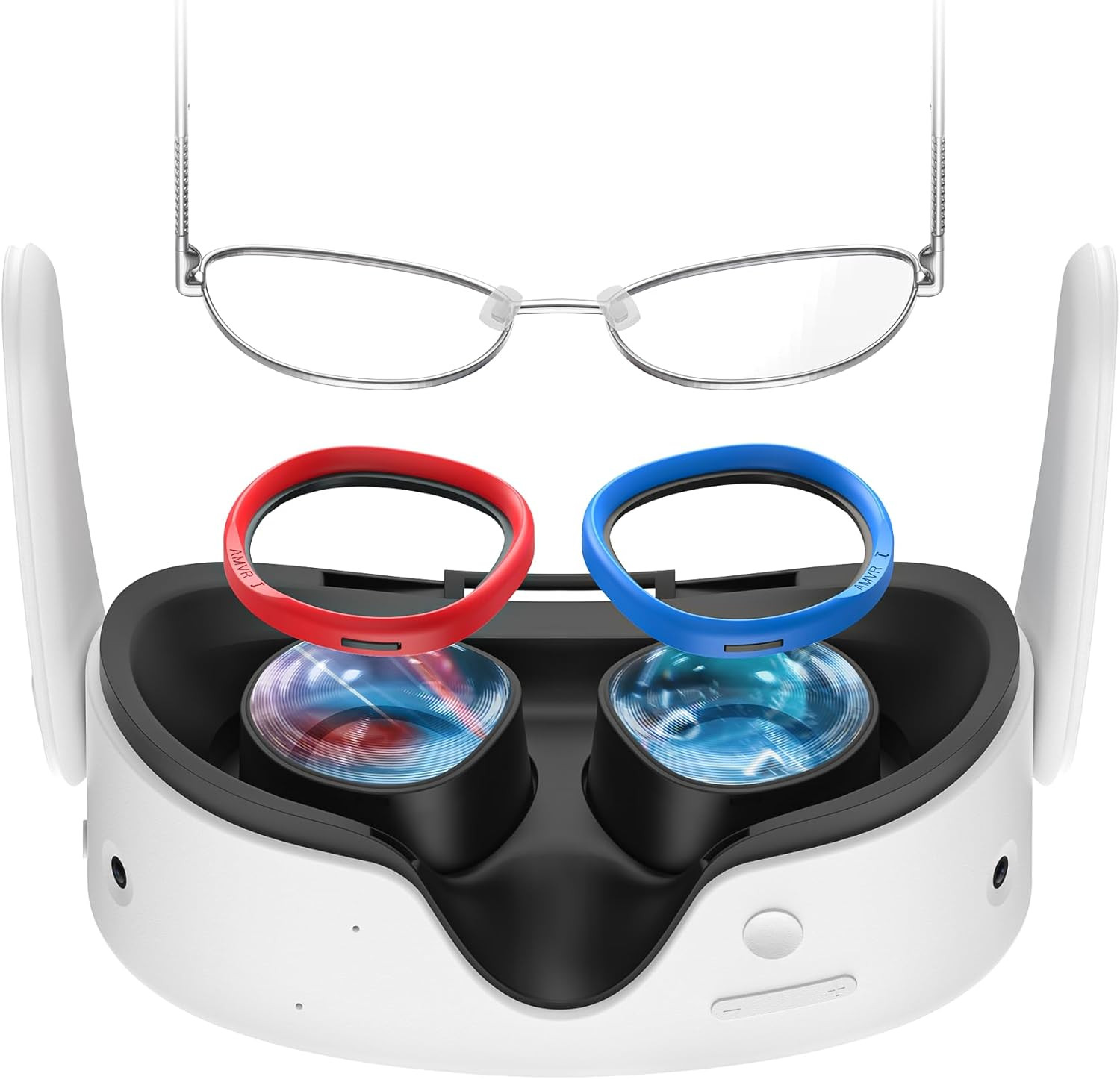 AMVR Glasses Spacer Compatible with Oculus Quest 3S/Quest 2/Rift S Accessories,