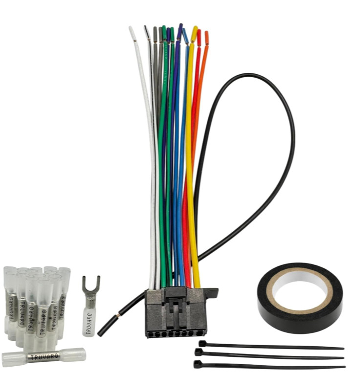 NEW WIRE HARNESS FOR JVC KD-X255BT KDX255BT Car Receiver Kit With Connectors