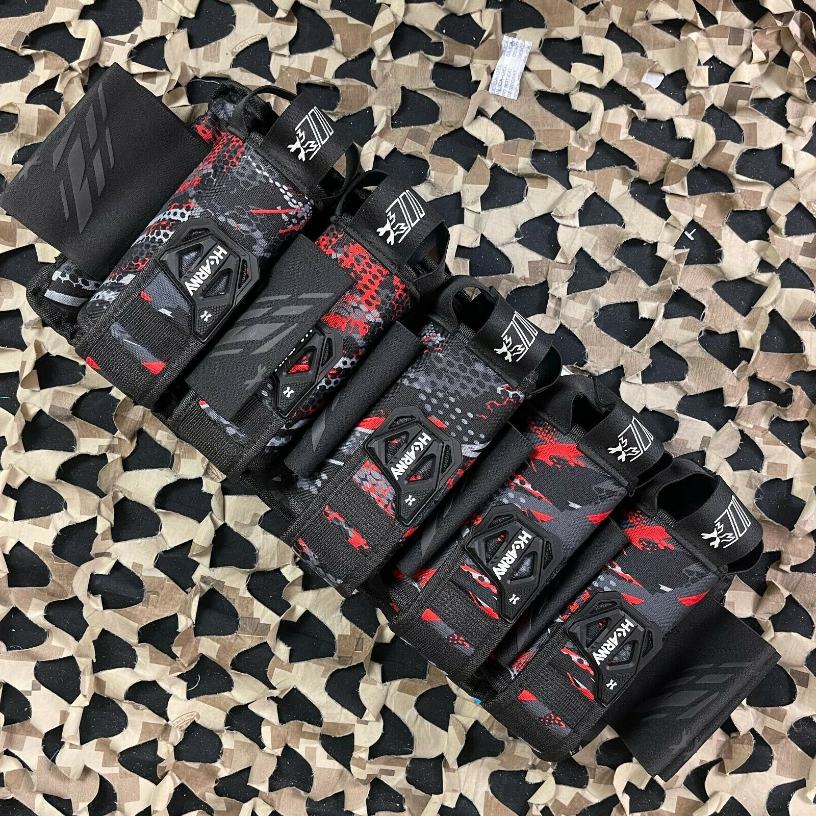 NEW HK Army Eject 5+4 Paintball Harness - Scorch