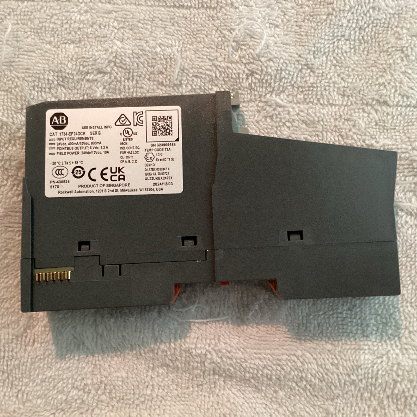 Allen Bradley 1734-EP24DC Ser. B POINT I/O Extension Power Module 24VDC