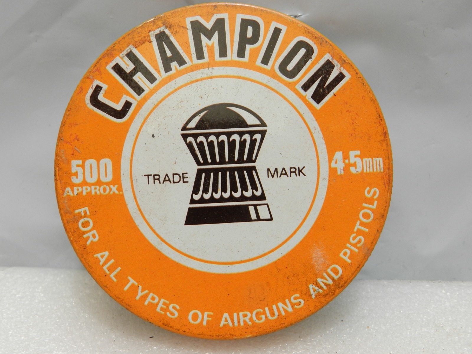 Vintage Champion 4.5mm Airgun Pellets 500 ct Tin Round Nose (G54S)