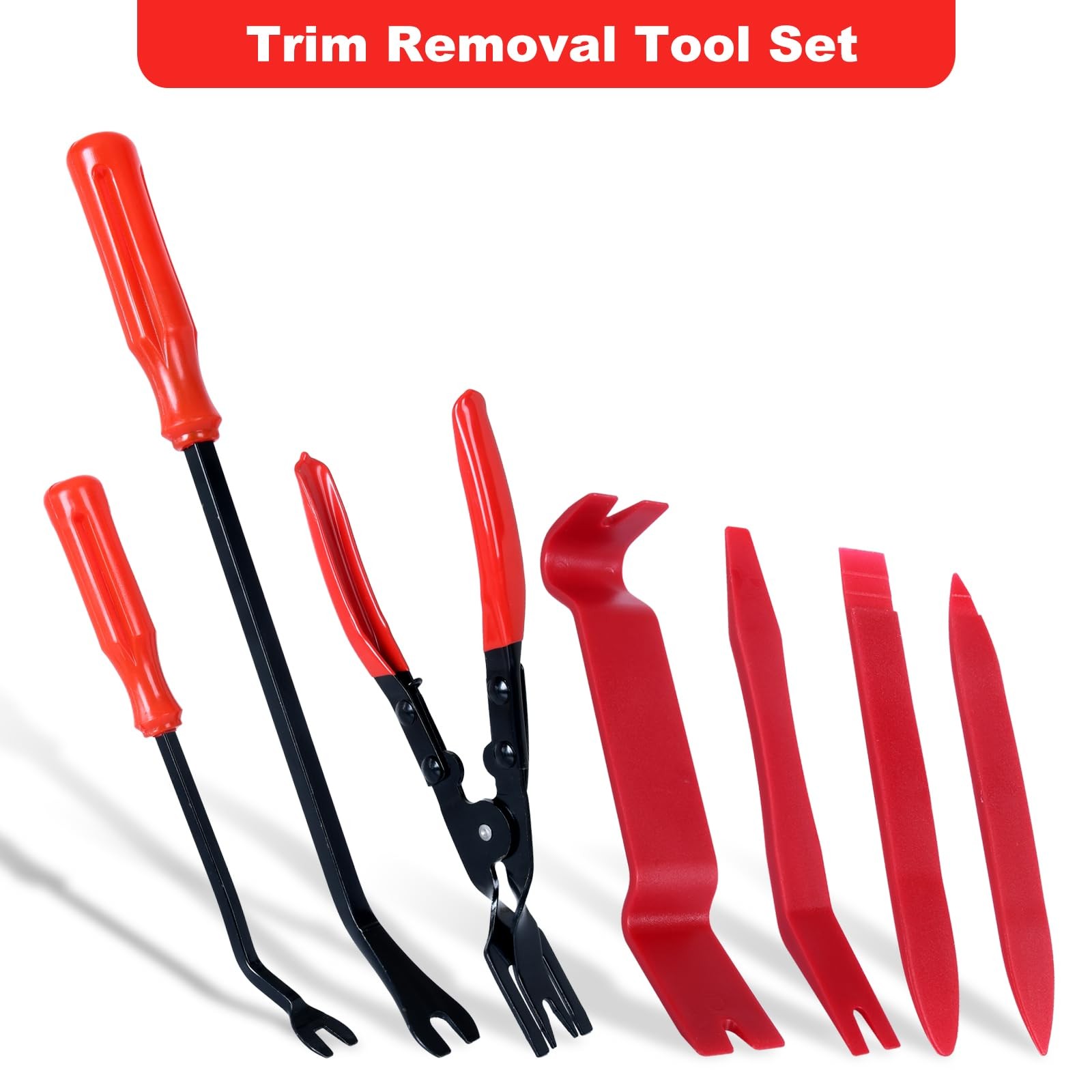 7 Pcs Auto Trim Removal Tool Plastic Pry Bar Kit Automotive Interior Panel