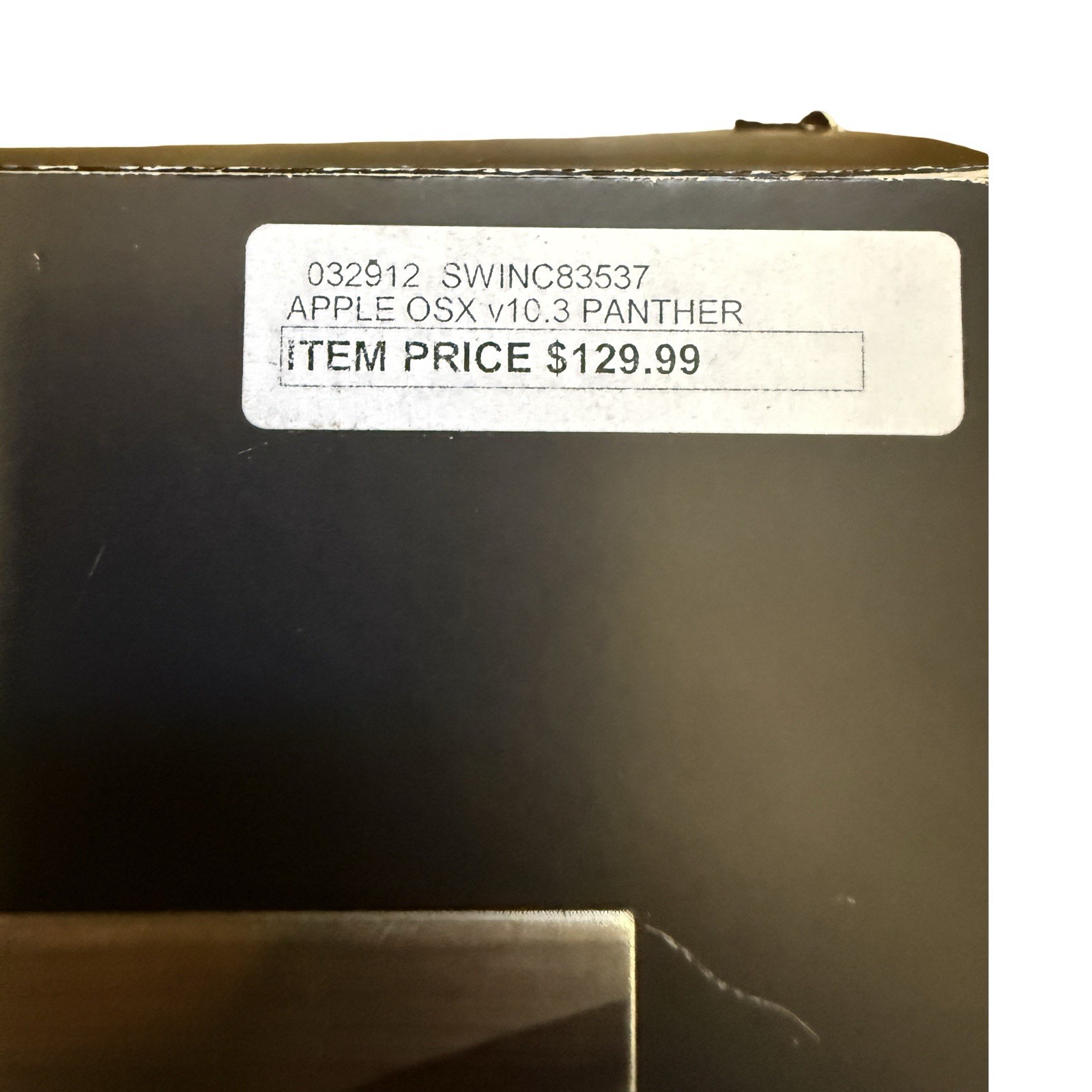 2003 Apple Mac OS X 10.3 Panther Retail Box Complete with CDs Manual & Code