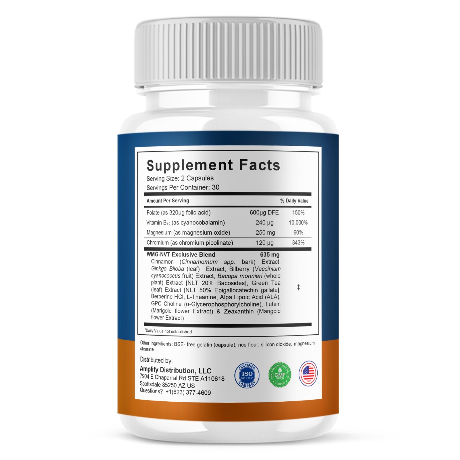 Neuro Salt Capsules, Neuro Salt Nootropic Supplement (60 Capsules)