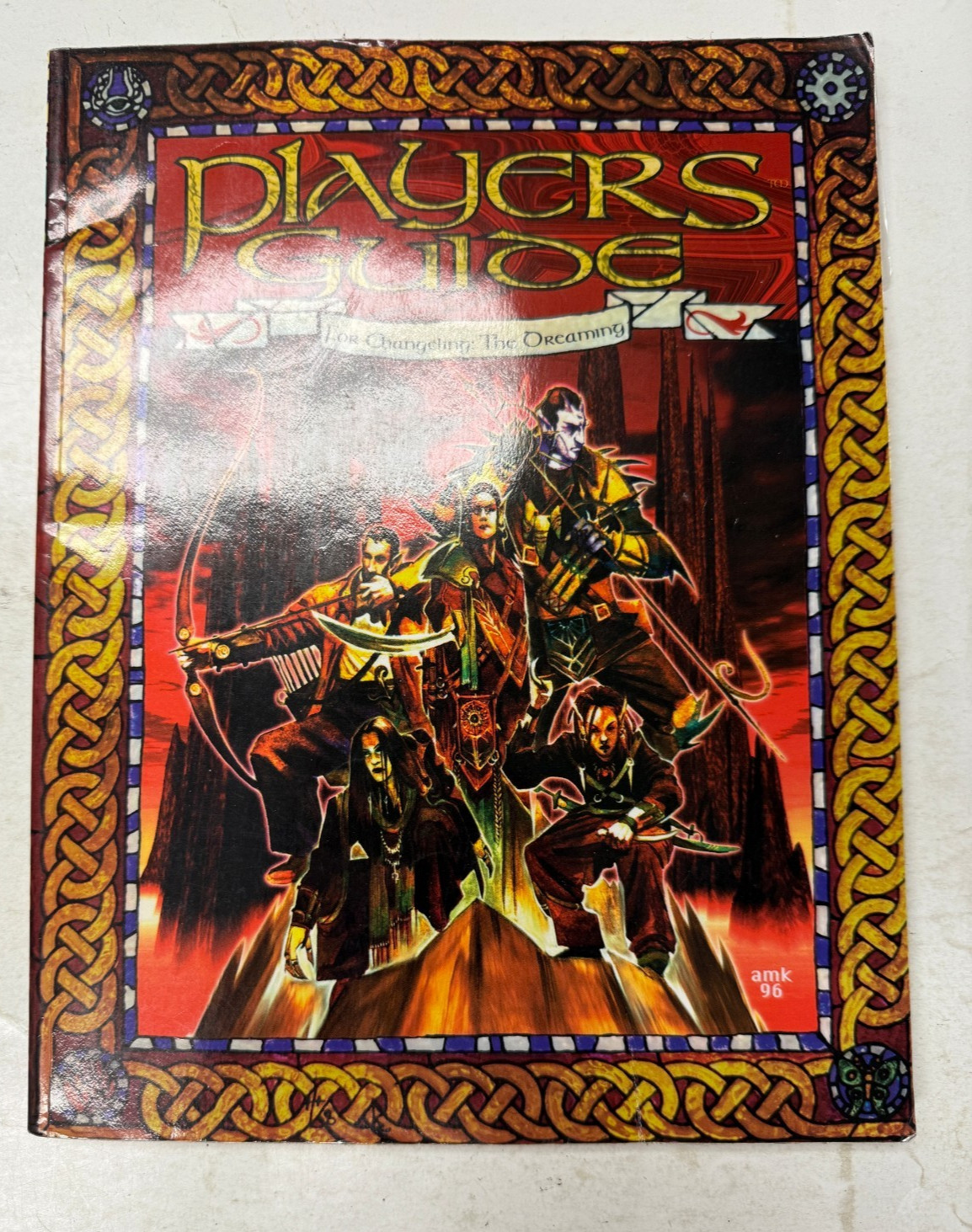 White Wolf Isle of the Mighty: Players Guide Used RPG Gamebook #7100 1 ET12