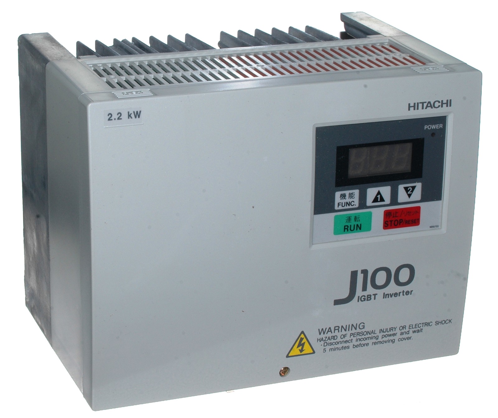 Hitachi, Ltd Inverter J100-022SFE5 *REPAIR EVALUATION ONLY* [PZJ]