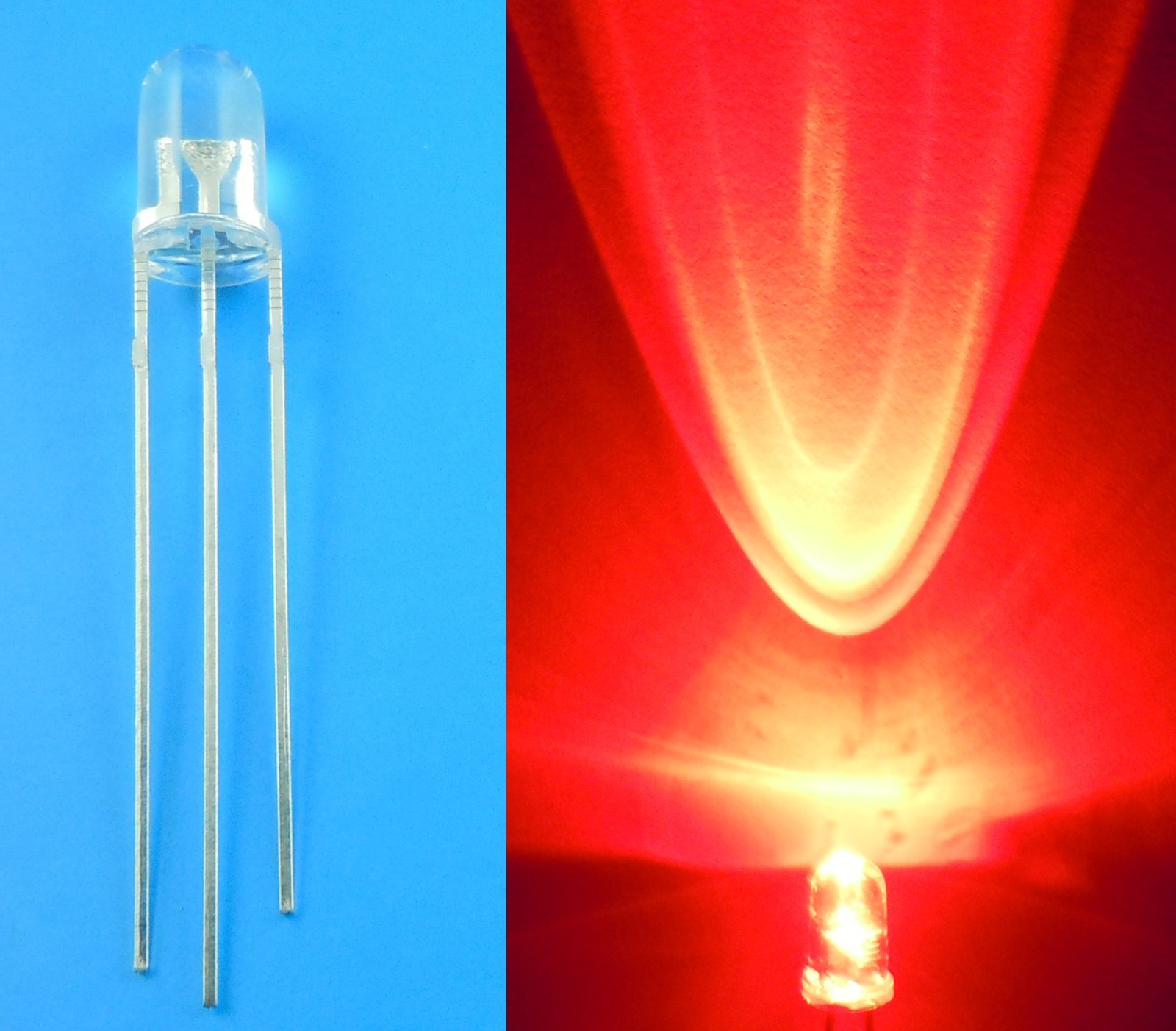 100Pcs New 5mm Red LED Lamps Light 350mcd