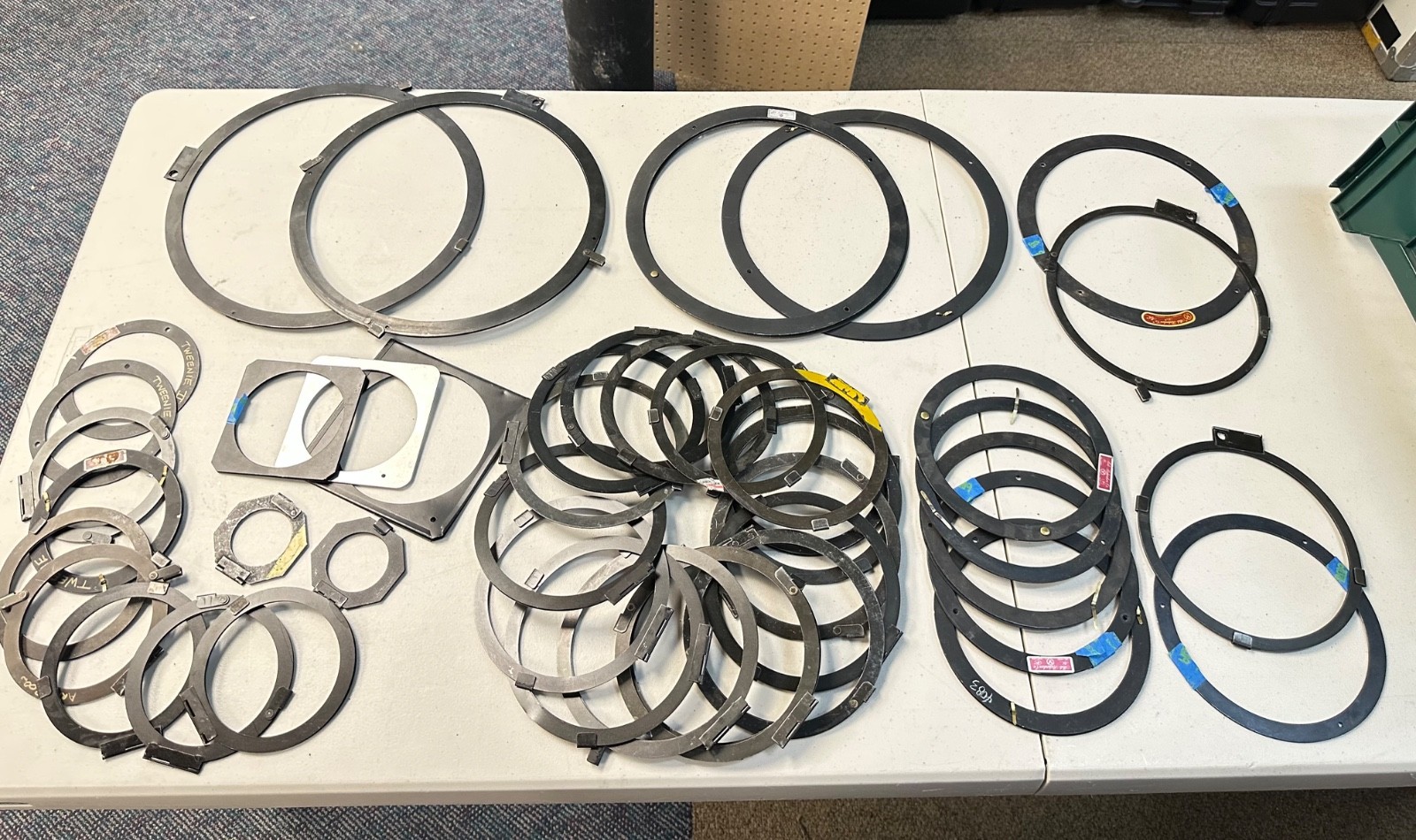 Gel frames for film or stage lights, just the squares and octagons
