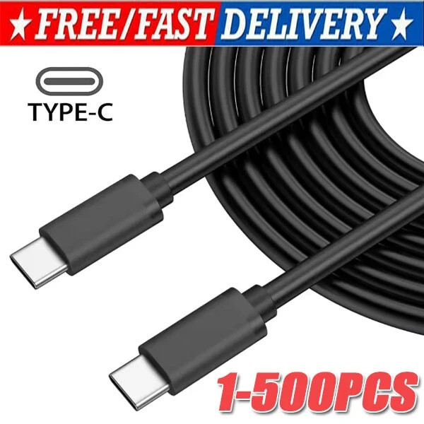 USB-C to USB C Type-C Fast Charging Data SYNC Charger Cable Cord 3/6