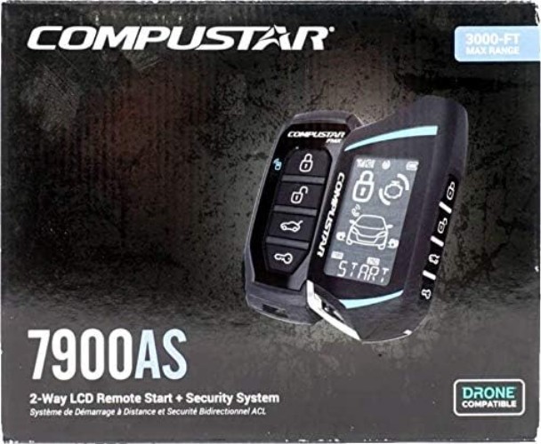 All-in-One Remote Start & Alarm, 3000ft Range