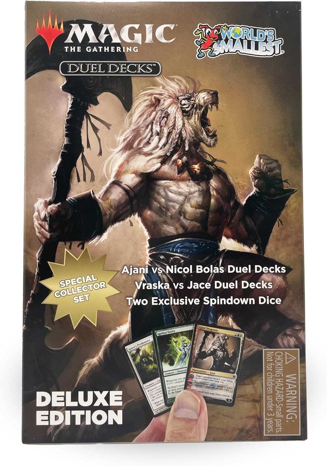 Worlds Smallest Magic The Gathering - Ajani VS. Nicol Bolas and Jace VS. Vraska