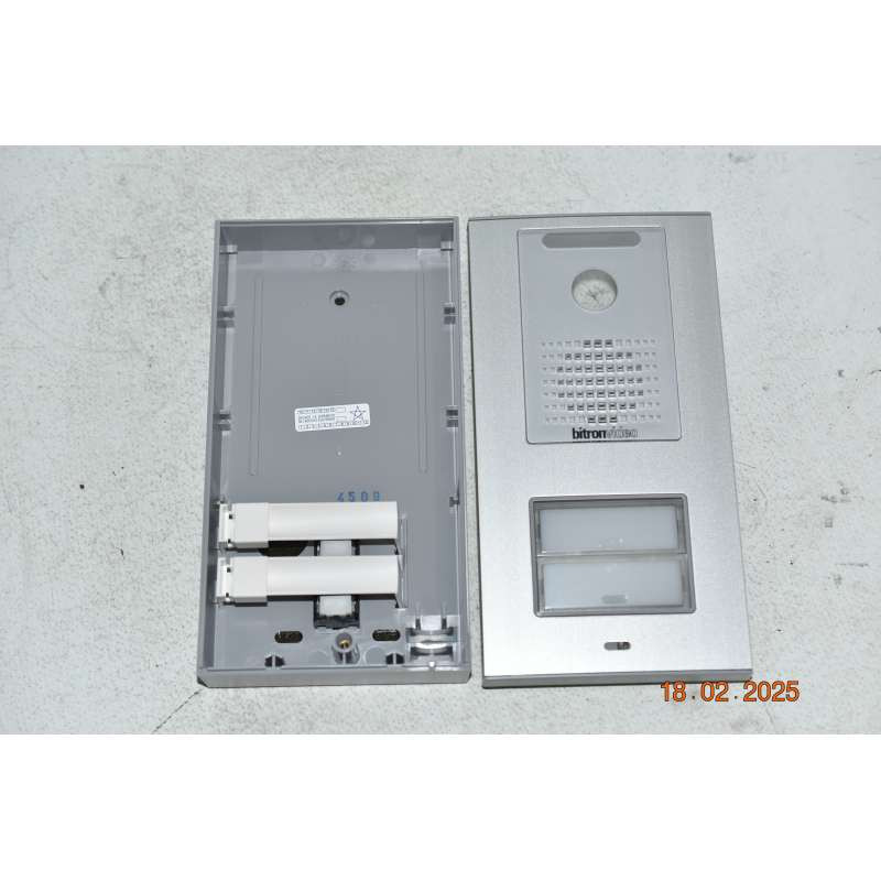 AV1878/22 Bitron T Line Video Push Button 2 Keys