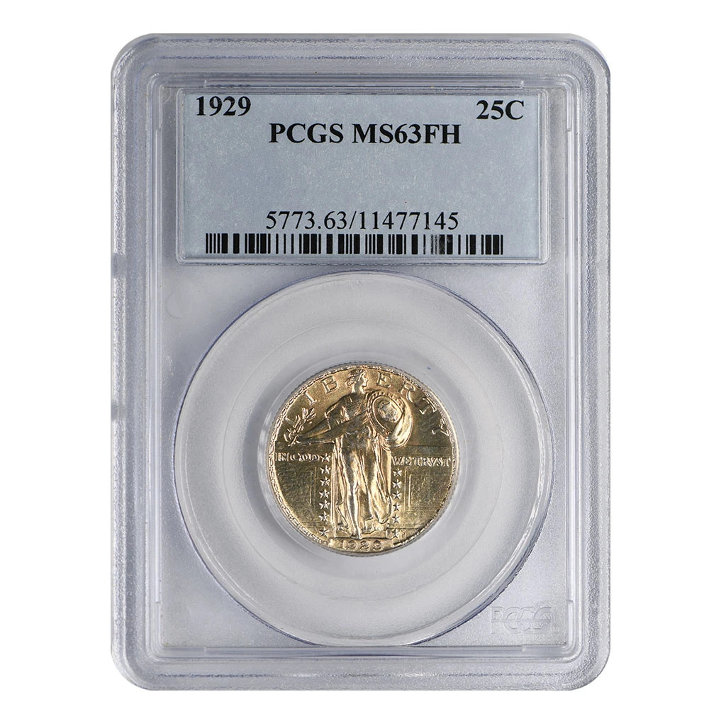 1929 Standing Liberty Quarter PCGS MS-63 FH