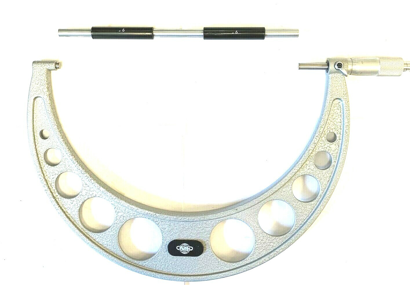 CME 9-10" OUTSIDE MICROMETER 0.0001" W/ STANDARD IN WOOD CASE