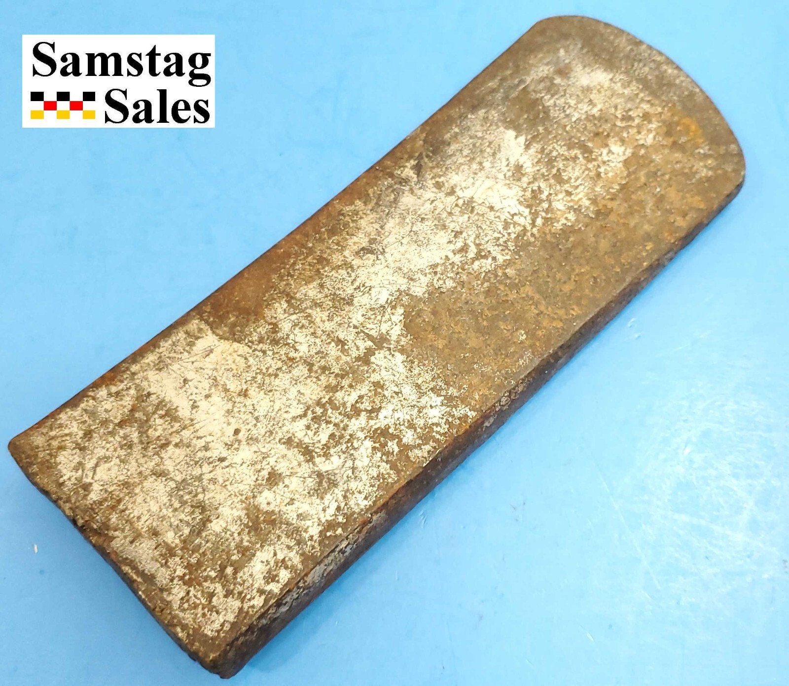 Used Metal Wood Wedge 4 Lbs About 8" by 3" For Lumberjack