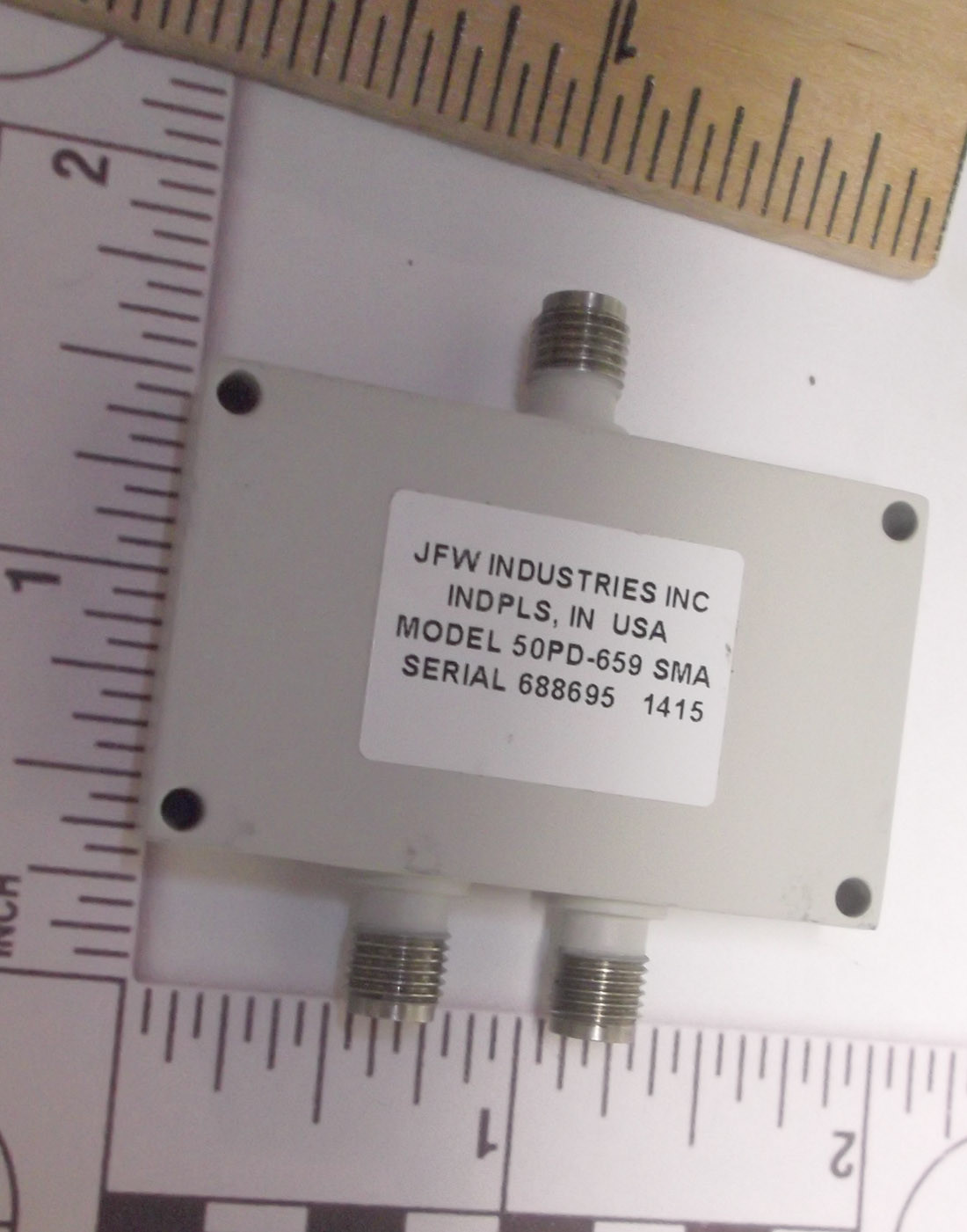 JFW Industries 50PD-659  Reactive Power Divider Combiner  3.0GHz   SMA 2-WAY NEW