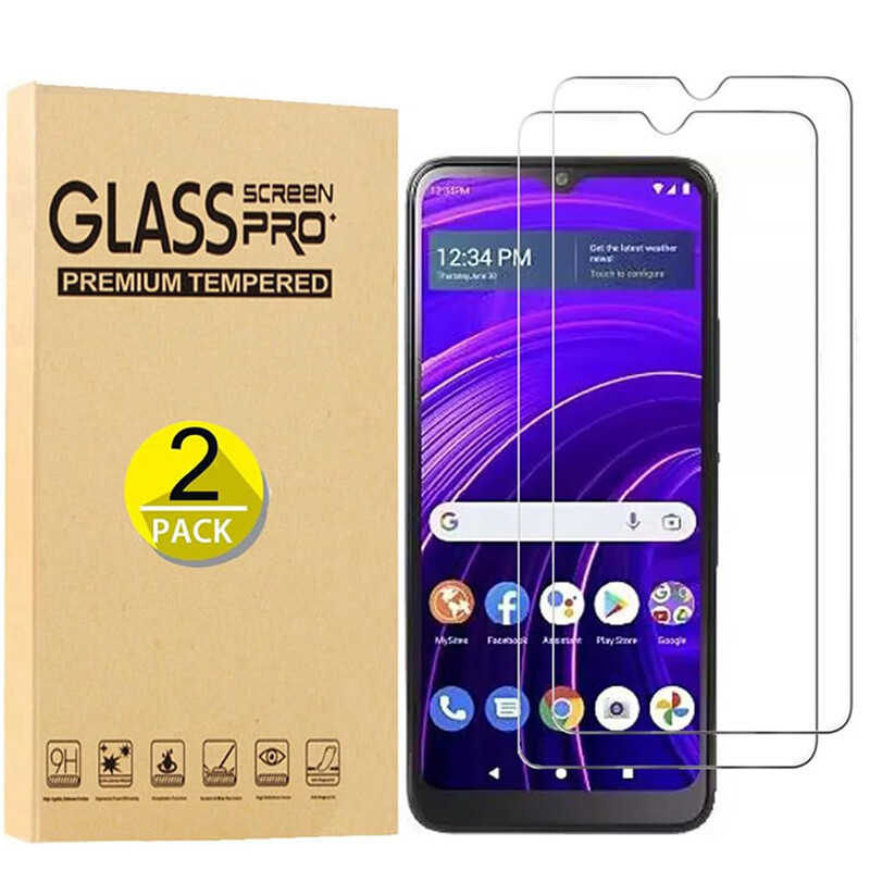 2PCS For BLU View Speed 5G Tempered Glass Film Cover Guard Screen Protector