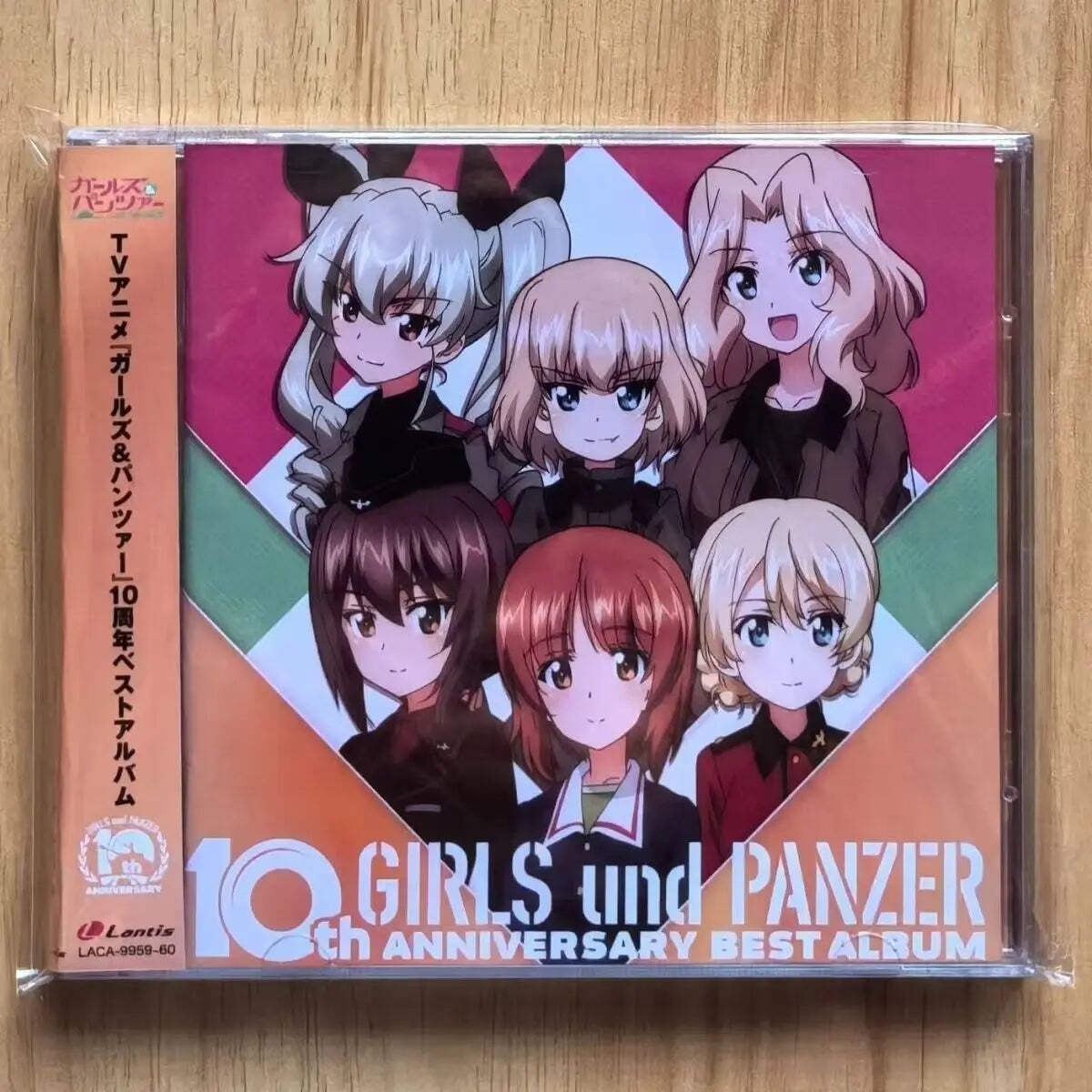 Anime GIRLS und PANZER ChouCho Music CD 10th Anniversary Best Album 2pcs Music R