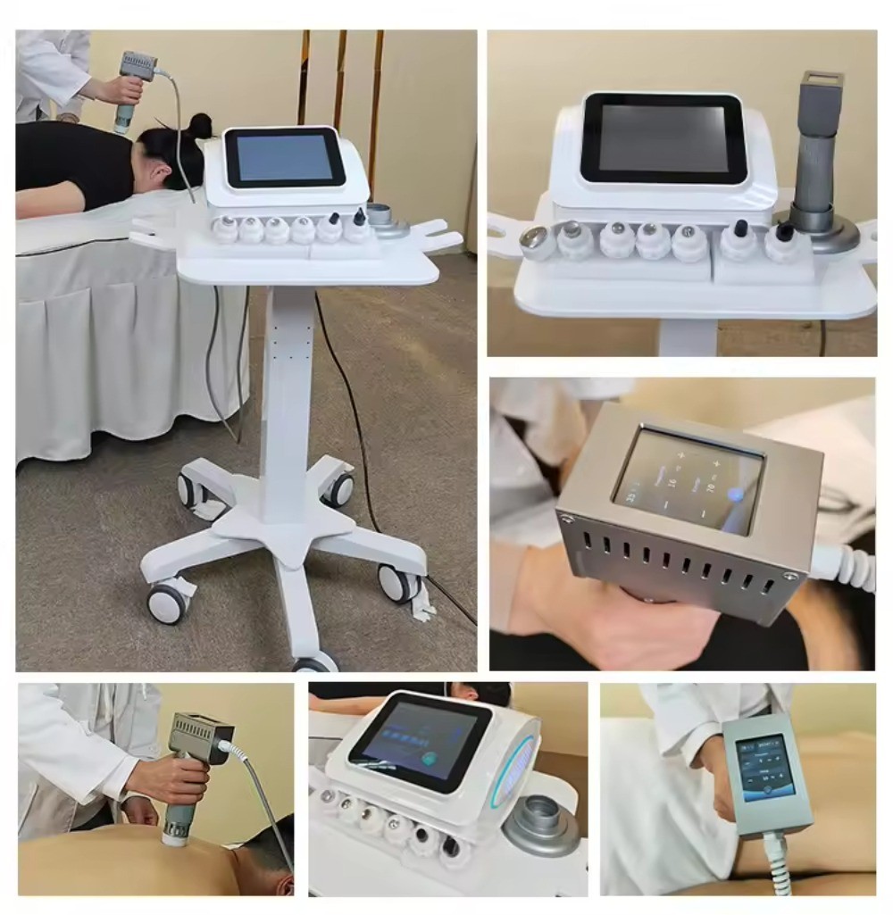 Pneumatic Shockwave Therapy Machine Pain Relief Muscle Physiotherapy Shock Wave