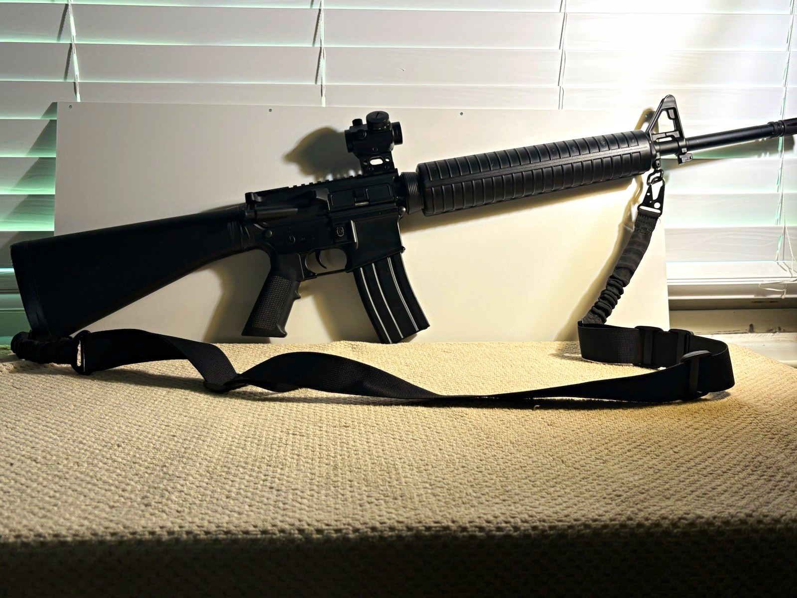 Cyma M16A3 Airsoft Rifle Fixed Stock Sight CA/NY COMP.