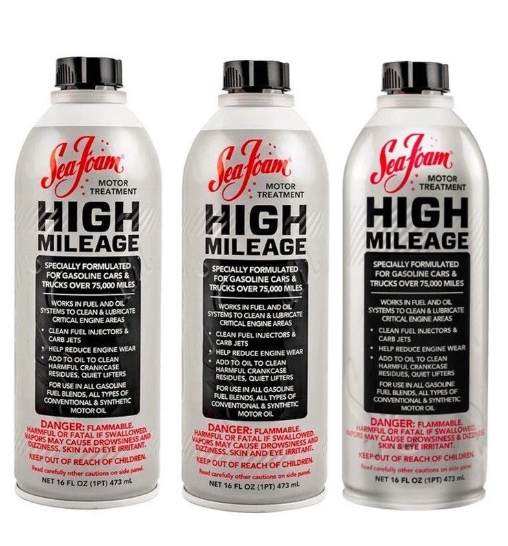 Sea Foam HM16 High Mileage Fuel Injector Cleaner 16oz HM-16 Pack of 3