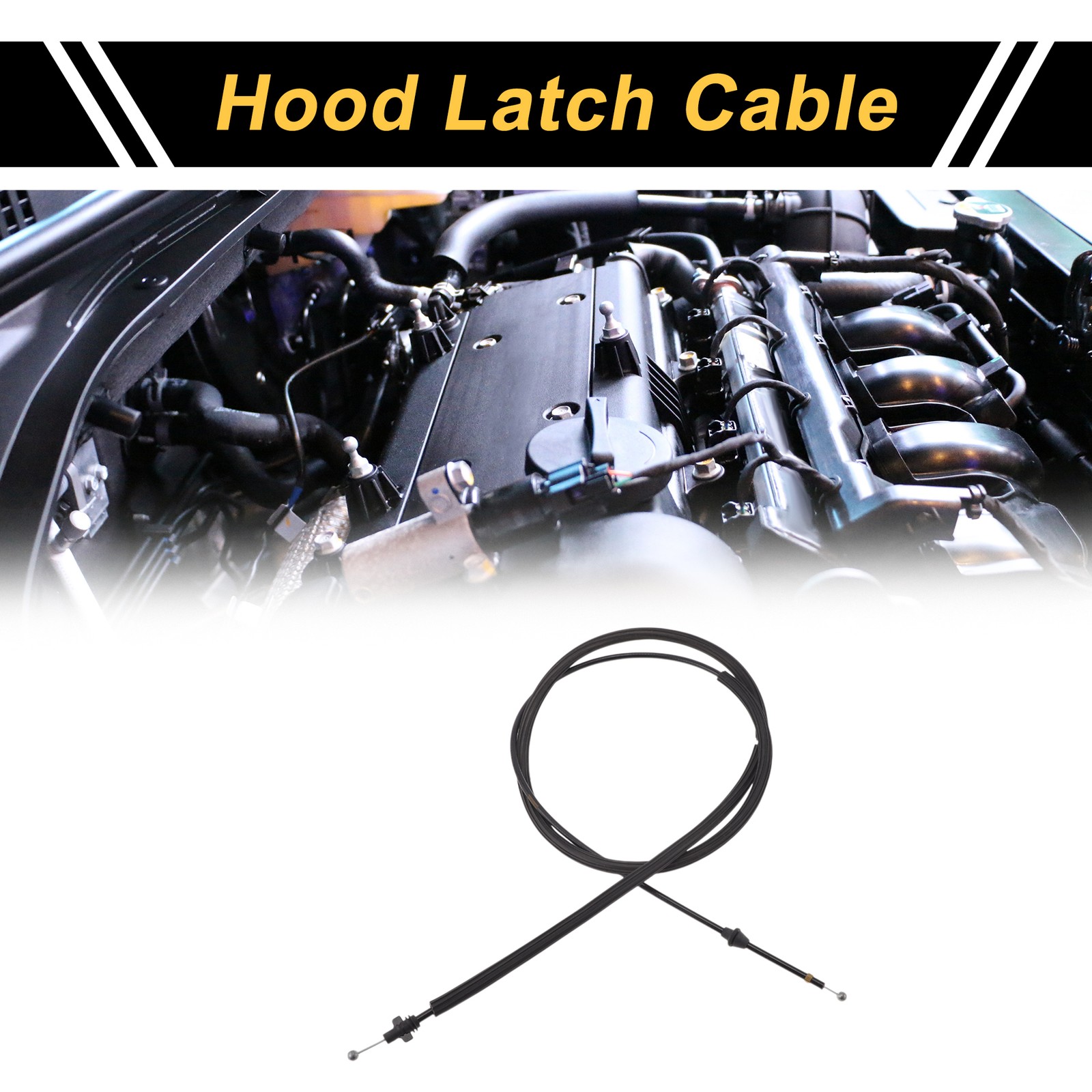 Hood Release Cable No.7P6823535 Hood Latch Cable for Volkswagen Touareg 10-18