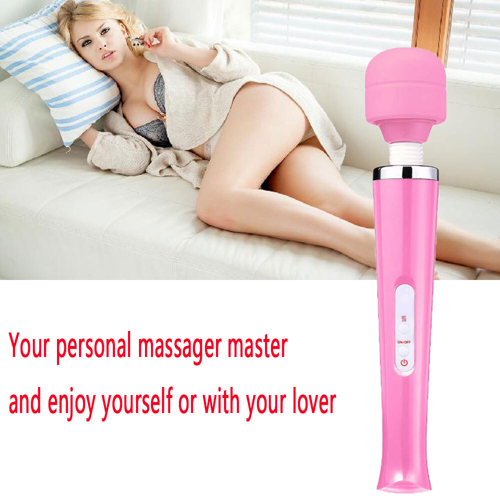 20 speed/10 vibration Handheld Vibrating Massager Wand Full Body Massage Stick
