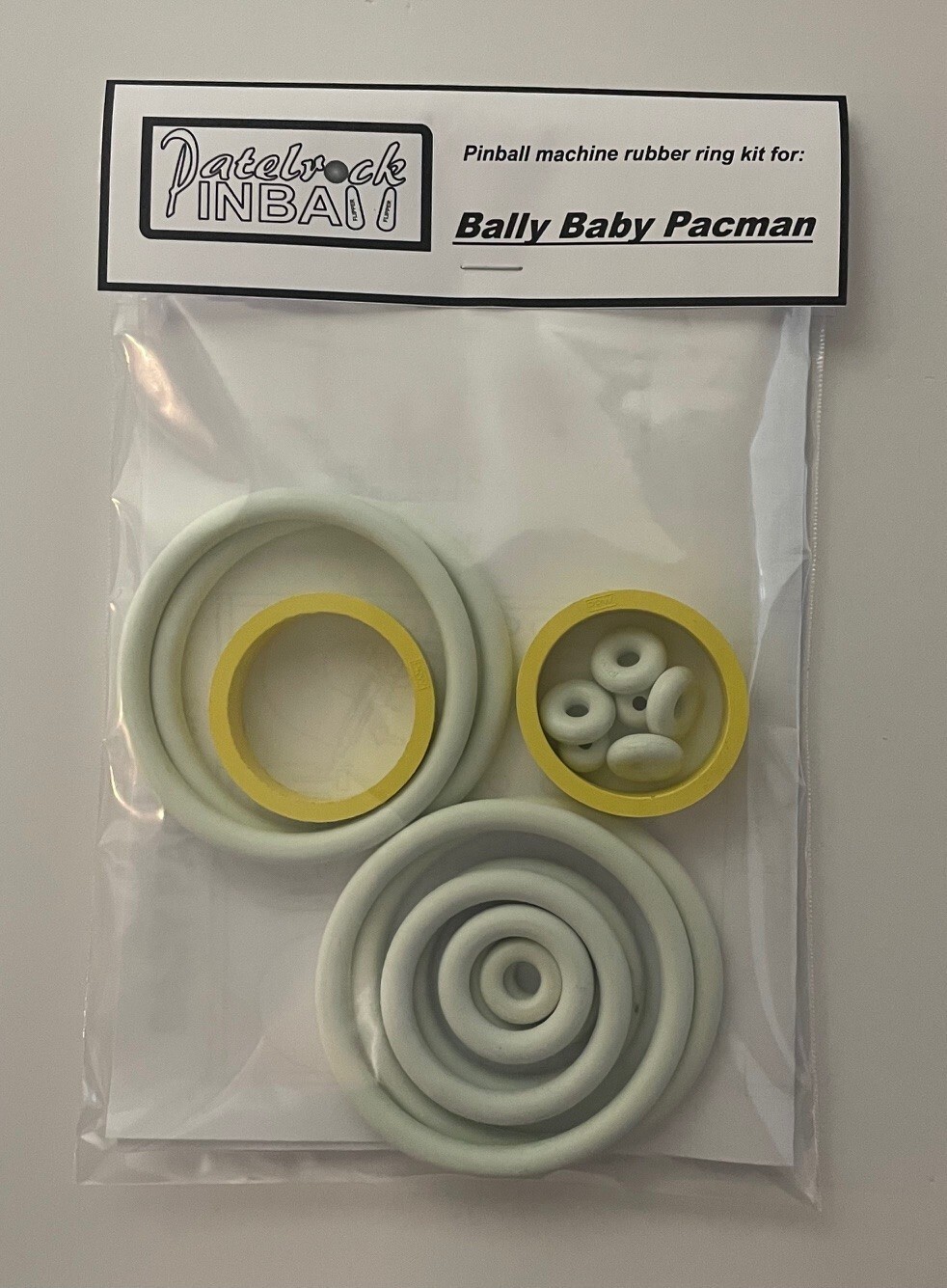 1982 Bally Baby Pac Man Pinball Machine Rubber Ring Kit