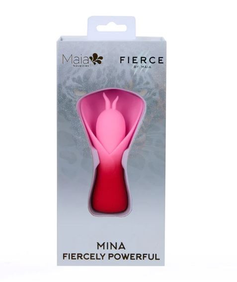 Maia Toys Ultimately Pleasurable Mina Jaguar Power Mini Flower Vibe Red, New