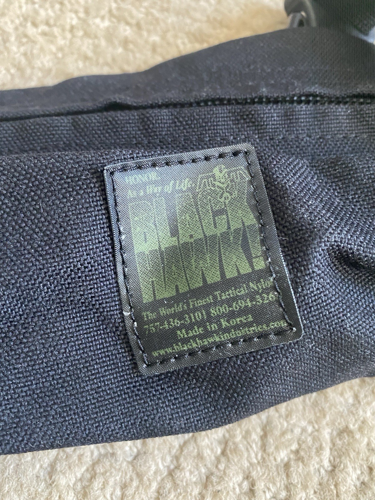 Old Gen Blackhawk! 2007 Assault Pack Accessory Pouch black