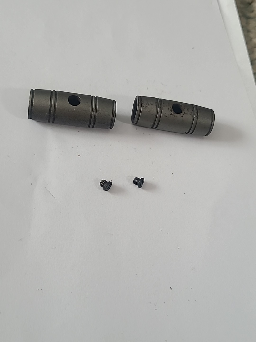 T/C Thompson Center Triumph Muzzleloader Ramrod Thimbles With Screws Silver