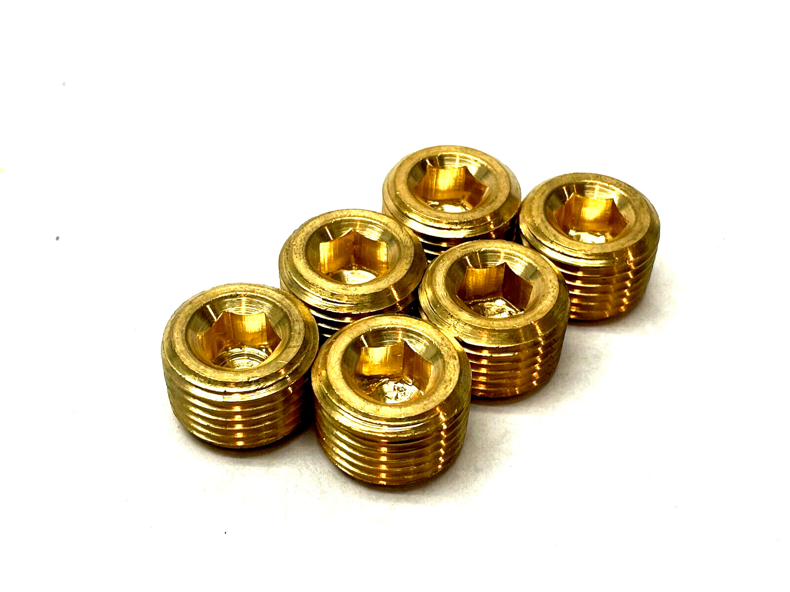 SMC KV-P37 Pipe Plug 1/2" NPT LOT OF 6
