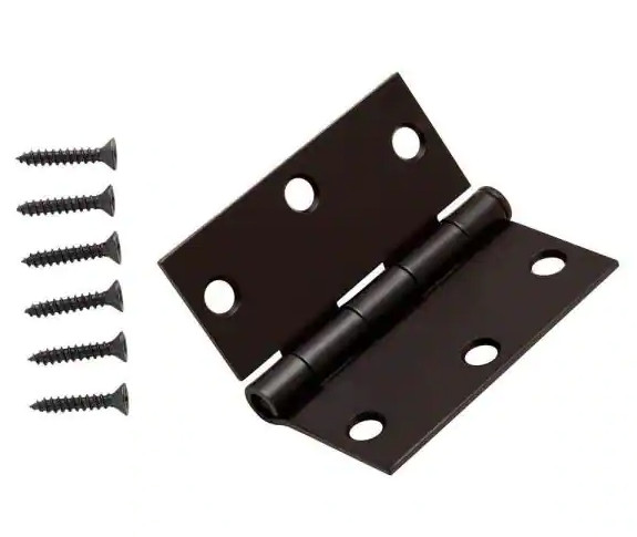 Everbilt 3in Oil-rubbed bronze finish Door Hinge 716257 LOT OF 7