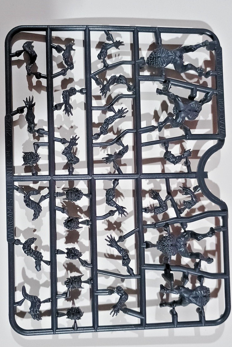 Frostgrave / Wargames Atlantic Werewolves Sprue Miniatures