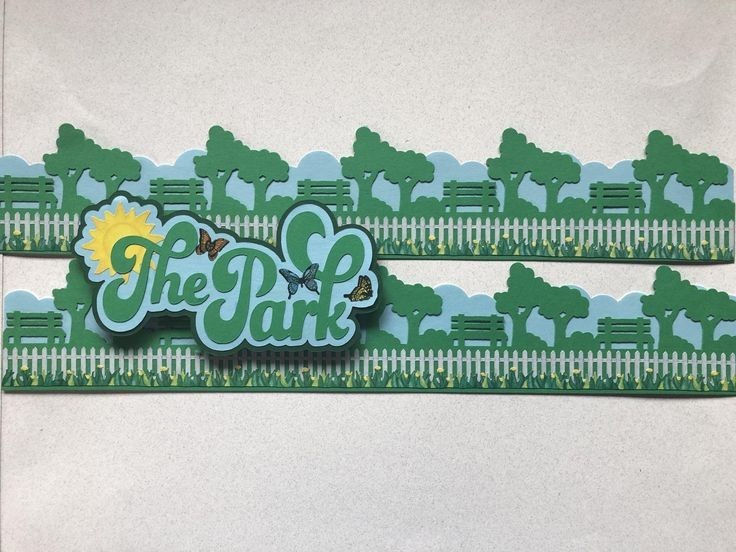 Creative Memories Walk in the Park Decorative Border Punch