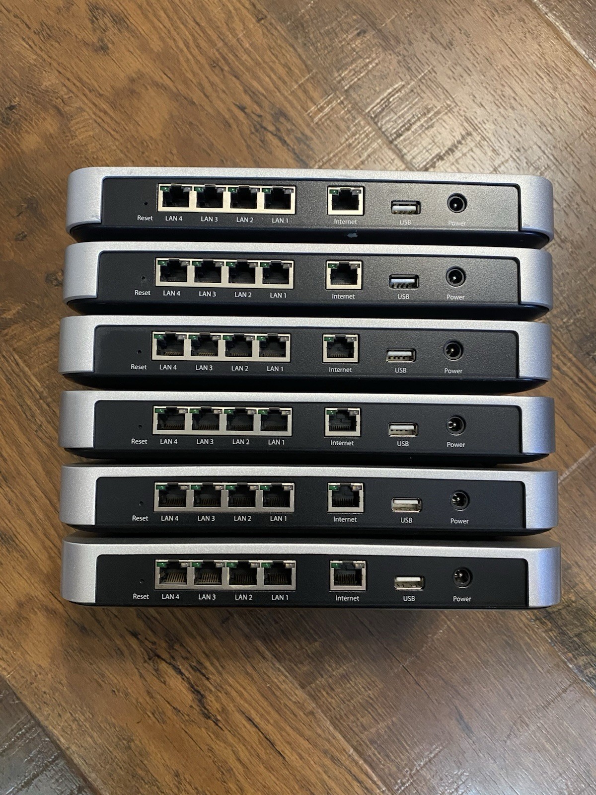 Lot of 6 UNCLAIMED Cisco Meraki MX60 Cloud Managed Security Appliance With Power